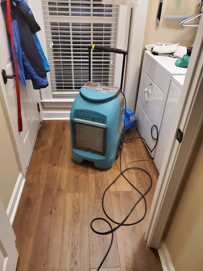 Commercial dehumidifier deployed for Flood Damage Cleanup in Alcoa