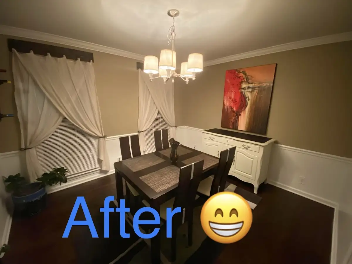 Professional dining room restoration after water damage in Alcoa
